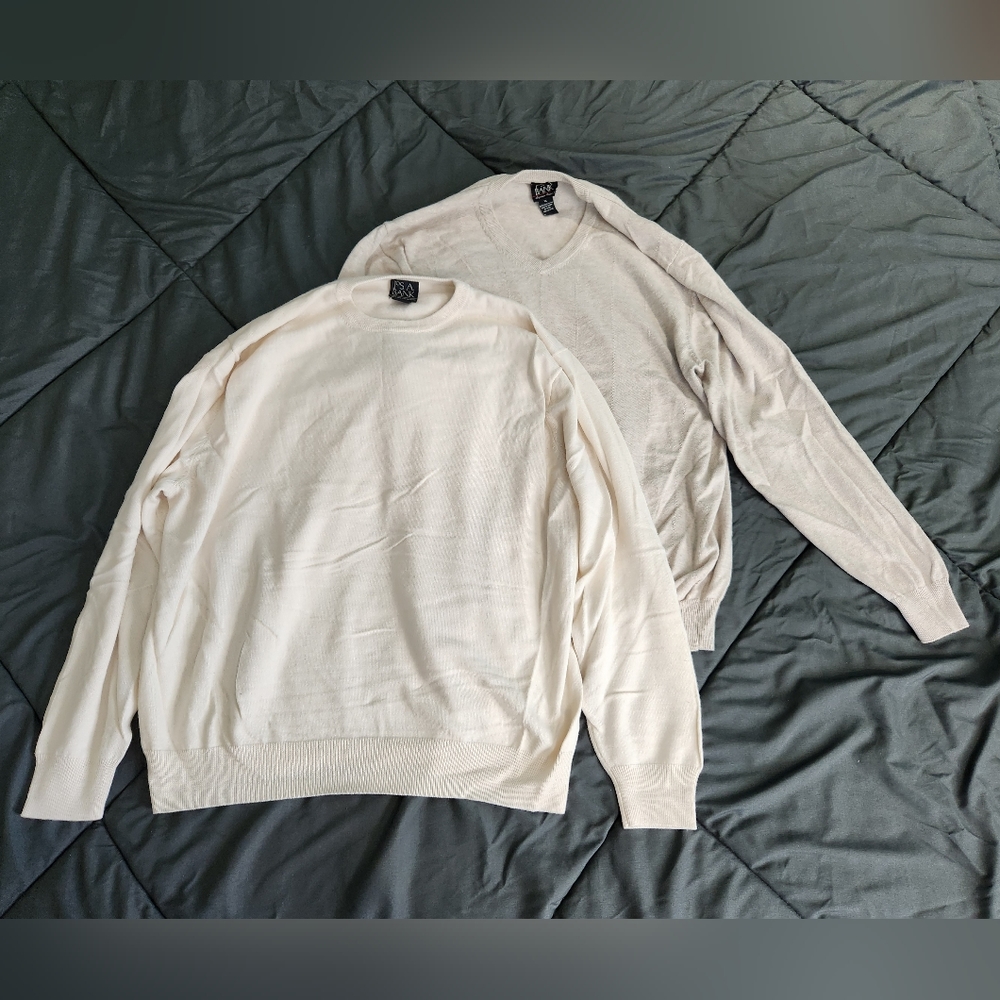 2 - Joseph Jos. A Bank sweaters. Mens XL